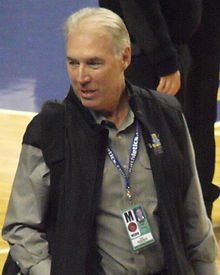 Mike Pratt after providing radio color commentary for a Kentucky Wildcats men's basketball