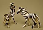 Robert Simmons zebra figurines.