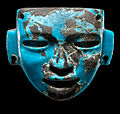 Turquoise mask pendent, 3rd-6th