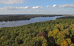 View of Grunewald and Havel from Grunewaldturm