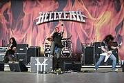 The band Hellyeah, with Vinnie Paul and Bob Kakaha