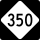 North Carolina Highway 350 marker