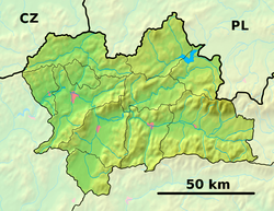Svätý Kríž is located in Žilina Region