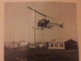 CIG started using Bell 47 helicopters in 1953 for chart readers access to and from the gas wells