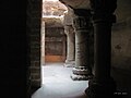 Uperkot caves ornate pillars 1st century AD