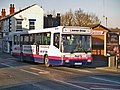 A 1993 built B10B bus with Alexander Strider bodywork, pictured as a training bus for First Greater Manchester