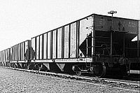 Two-bay hopper cars of the Reading Railroad