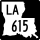 Louisiana Highway 615 marker
