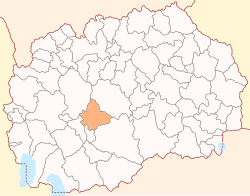 Location of Municipality of Dolneni