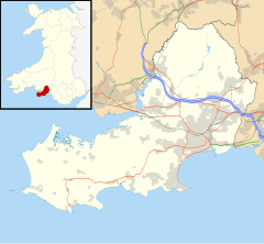 Llansamlet is located in Swansea