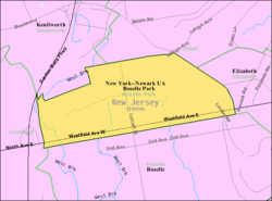 Census Bureau map of Roselle Park, New Jersey
