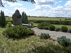 Franciszek Hynek memorial stone in Szatarpy