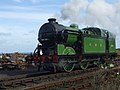 A steam locomotive – a GNR N2 Class No.1744 at Weybourne nr. Sheringham, Norfolk