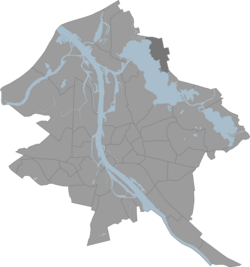 Location of Jaunciems in Riga