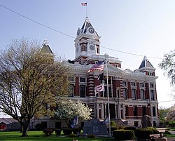 Johnson County Courthouse Square in Franklin