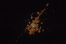 Sinop satellite image at night in 2016