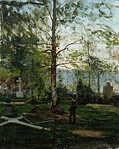 Werner Holmberg's Graveside, 1882