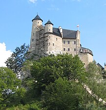 Bobolice Castle in August 2010