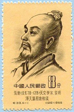 Zhang Heng on a stamp