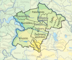 Location of Kaišiadorys