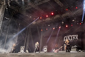 Lucifer performing at Rockharz Open Air 2022