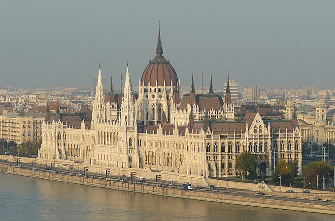 בניין הפרלמנט ההונגרי, בודפשט (נאו-גותי)