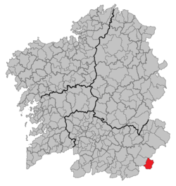 Location in Galicia