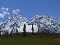 A view of the mountains from Sonmarg valley