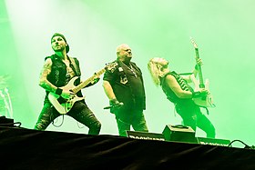 U.D.O. performing in 2019