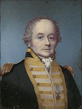 portrait of Rear Admiral Bligh in uniform
