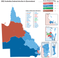 Results of the 2022 Australian federal election in Queensland.