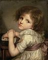 Child With a Doll, Anna-Geneviève Greuze