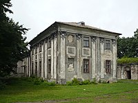 Potocki Palace in Brody, devastated in 1915