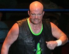 A picture of wrestler C. W. Anderson in the ring.