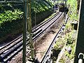 Top end of the rack railway section in Paranapiacaba