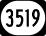 Kentucky Route 3519 marker
