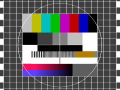 Recreation of the FuBK test card variation that adds border castellations and changes the middle downward triangle to a simple vertical bar.
