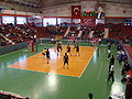 A volleyball match in Selim Sırrı Tarcan Sport Hall
