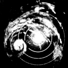 Radar image of Hurricane Connie in the Northeastern United States