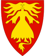 Coat of arms of Lardal Municipality (1992-2017)