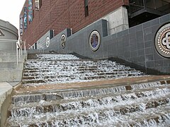 Trail of Tears water steps off of Market Street, downtown Chattanooga