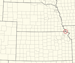 Location in Kansas and Nebraska
