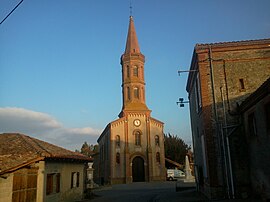 The church in Cabanac-Séguenville