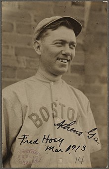 Fred Hoey, Athens, Georgia, taken in 1913 during Boston Red Sox Spring Training. Michael T. "Nuf Ced" McGreevy Collection, Boston Public Library