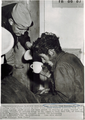Ivan Fedotov drinking coffee after being rescued. March 9, 1960.