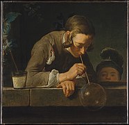 Jean-Baptiste-Siméon Chardin, Soap Bubbles (c. 1734)