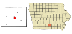 Location of Chariton, Iowa