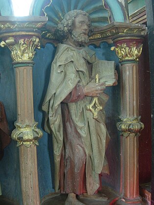 St Peter in the Marigny-le-Châtel altarpiece.