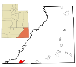 Location on Navajo Mountain within San Juan County and the State of Utah.