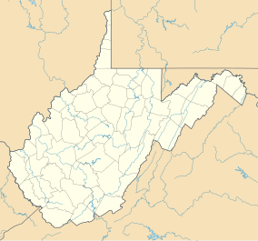 Map showing the location of Berkeley Springs State Park
